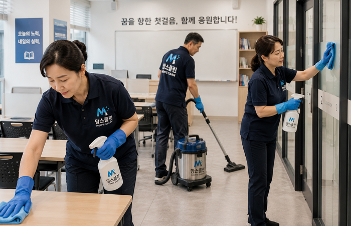 학원 청소