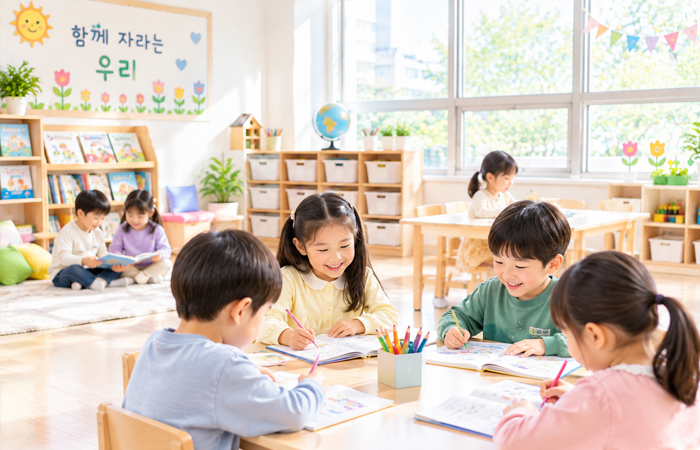 유치원 청소